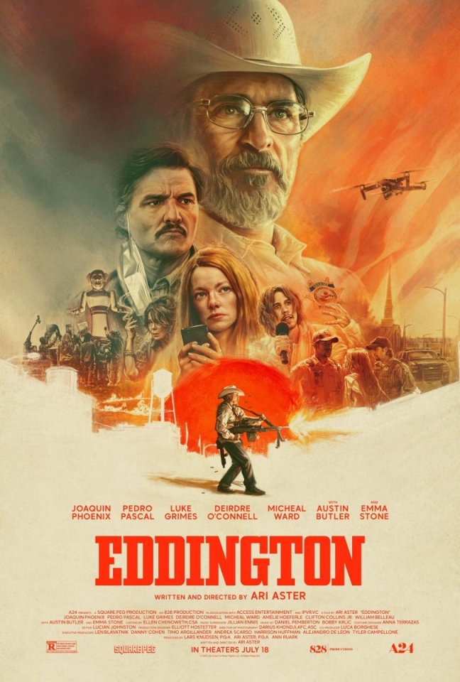 Director: Ari Aster Reparto: Joaquin Phoenix, Pedro Pascal, Luke Grimes, Deirdre O’Connell, Micheal Ward, Austin Butler, Emma Stone, Amélie Hoeferle, Clifton Collins Jr. Distribuidora: Universal Pictures Género: Comedia, Drama